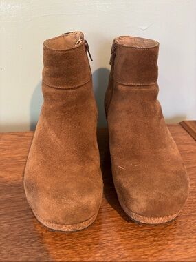 Papillio Tan Ebba Suede Ankle Boots $139 size 37